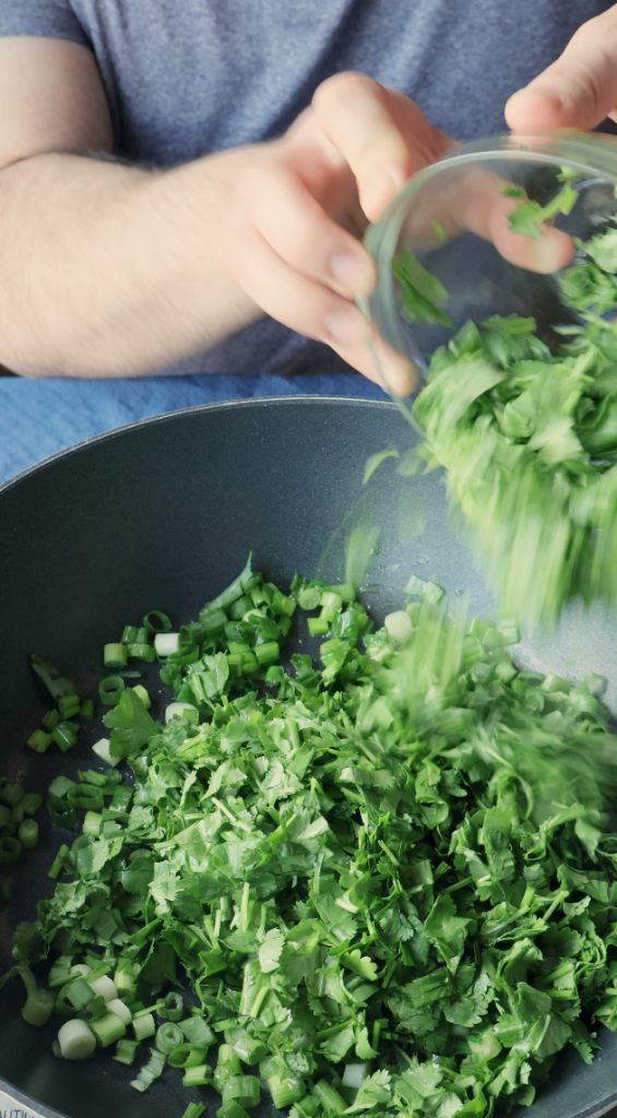 chopped cilantro